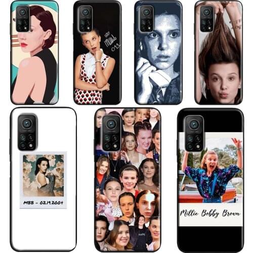 Millie Bobby Brown For Xiaomi Mi 11 Lite Ultra 9 10 A3 Mi 10T 9T Pro Case For POCO M3 F3 F1 F2 X3 Pro Coque