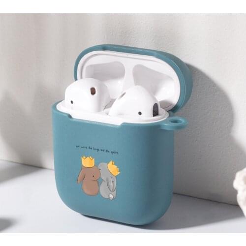 Cases for Airpods 1 and 2 Animal Patterned Case with Protective Soft TPU Shockproof Cover Earphone Cartoon Case