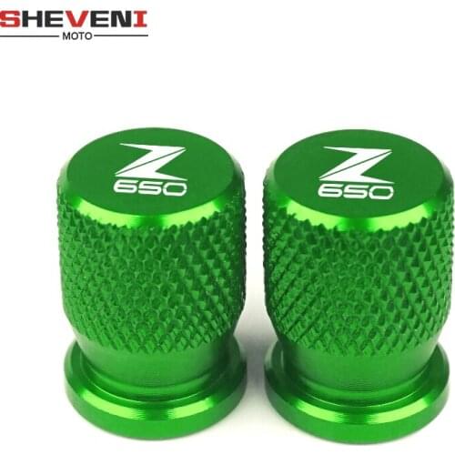 For KAWASAKI Z650 Z 650 2007-2010 2011 2012 2017 2018 Motorcycle Accessories Wheel Tire Valve Stem Caps CNC Airtight Covers