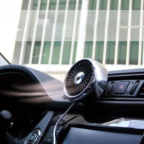 12V Electric Car Fan 360 Degree Rotatable Car Auto Cooling Air Circulator Fan 5W Power Multi-functional Fan