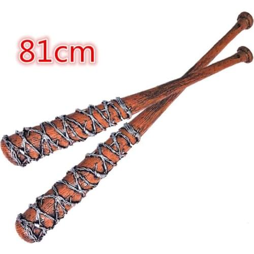 1:1 Movie The Walking Dead Baseball Bat Action Figure Model Halloween Cosplay Prop PU Weapon Kids Role Gift 81cm