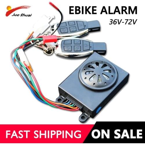 Intelligent Electric Bicycle Alarm 36V 48V 60V 72V Electric Bike Conversion Kit Bike Lock for Electric Motorcycles Adult e bike