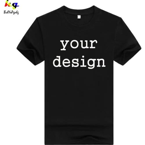 Custom logo short sleeve T-shirt printing logo picture text team name team uniform advertising shirt