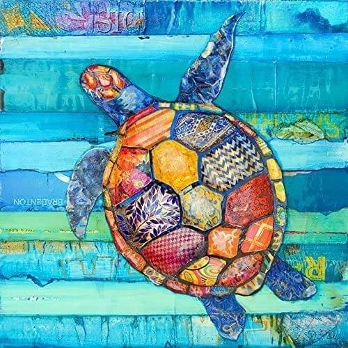 Comfort Warmth Soft Tapestry Wall Decor Sea Turtle Peace Hawaiian Beach