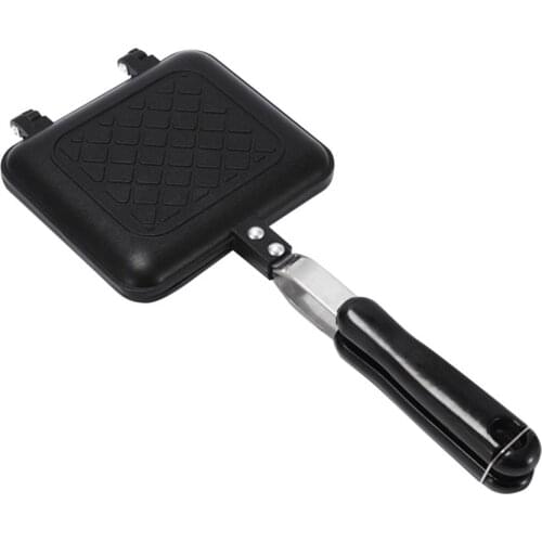 Camping Sandwich Toaster Grill Pan Mold For Baking Nonstick Pans Waffle Bread Toast Mold Kitchen Tools Suitable For Open Flames