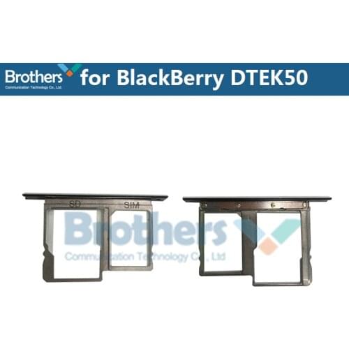 SIM Card Tray for BlackBerry DTEK50 SIM Card Slot Holder for BlackBerry DTEK50 SD Card Slot Tray Phone Replacement New 1pcs Top