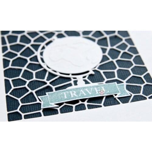 Mmao Crafts Metal Steel Cutting Dies New Crackle square frame Stencil For DIY Scrapbooking Paper/photo Cards Embossing Dies