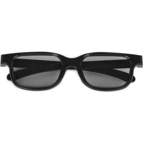 High Quality Polarized Passive 3D Glasses Black H3 For TV Real D 3D Cinemas 95AD