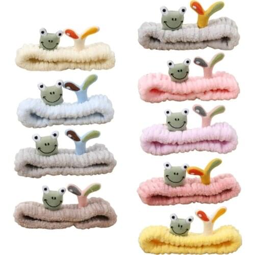 Funny Frog Headband Cute Cartoon Hairband Elastic Fashionable Hair Accessories