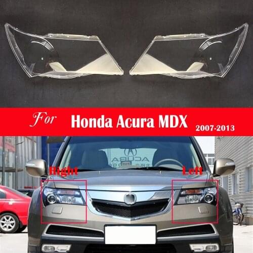 Car Headlamp Lens Replacement Auto Shell Transparent Lampshade Bright Lamp Shade For Honda Acura MDX 2007~2013 Headlight Cover