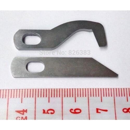 1 set (2 pieces) original quality knives for Brother Household Overlock Sewing Machine 1034D