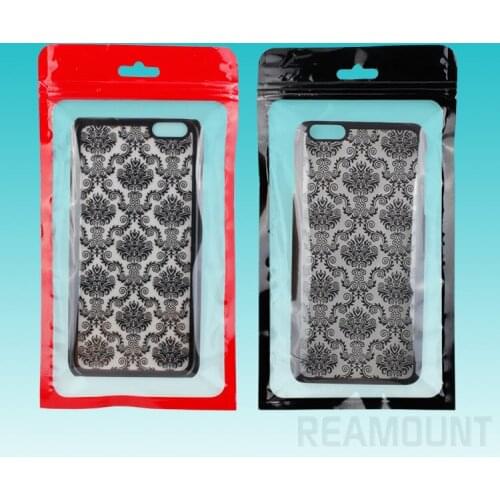 100 pcs Customized packaging bag with your logo for phone case for iPhone 8 8 plus clear transparent packaging bags