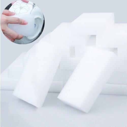 100pcs Magic Sponge 10x6x2cm Melamine Sponge Cleaning Eraser For Dish Wash Household Cleaning Tools Kitchen Bath Cleaning Sponge