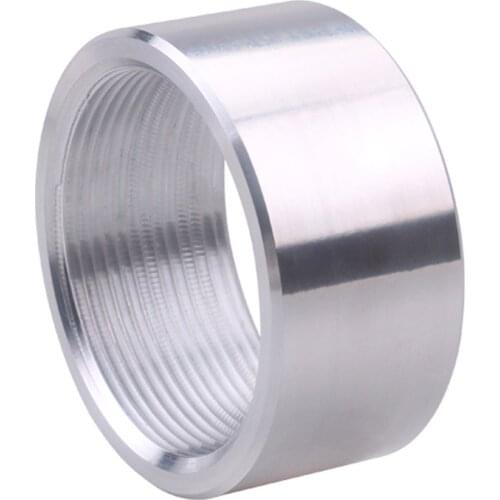 2 Inch NPT Female Thread Aluminum Weld On Pipe Fitting Bung For Most Fluids Aluminum Female Weld On The Pipe Fitting Plug