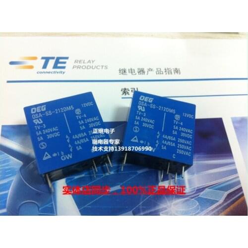 2pcs/lot Original imported power relay OSA-SS-212DM5 New and original