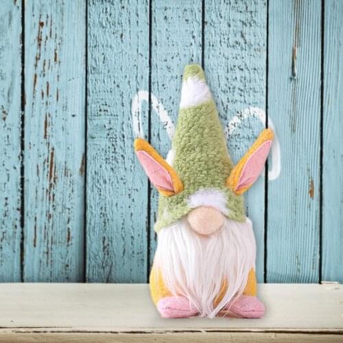 23cm Easter Bunny Carrot Dwarf Doll Fairy Doll Gnome Decoration Ornament Household Decoration Products
