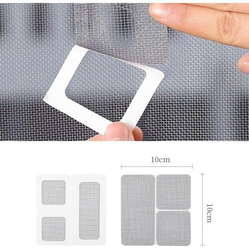 3Pcs Fix Net Window Home Self-Adhesive Anti Mosquito Fly Bug Insect Repair Mesh Wall Patch Stickers Window Screen Repair Tool
