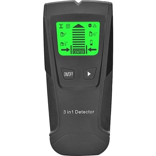 3 In 1 Metal Detector Find Metal Wood Studs Ac Voltage Live Wire Detect Wall Scanner Electric Box Finder Wall Detector