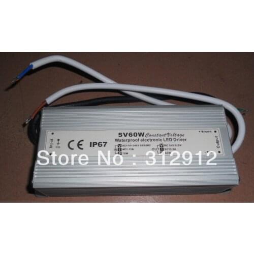 5/60w switch mode IP68 LED power supply;AC110-240V input