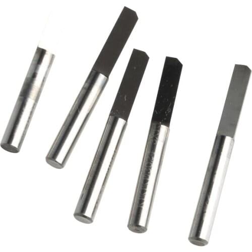 5pcs 4*15mm half straight bits carbide engraving cutters for carving cutting pvc, acrylic, MDF, wood, color plate, ABS