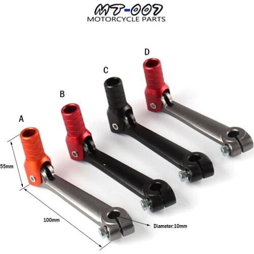 Shift Lever Aluminum Folding Gear Shift shifter Lever For Kayo T2 T4 T6 BSE 189 J1 J2 250cc Dirt Bike Motocross Free shipping