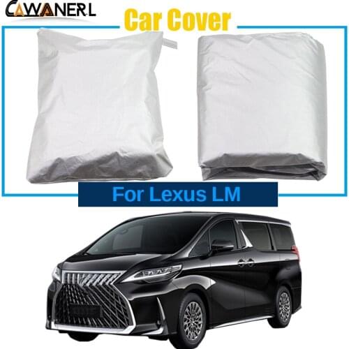 Car Cover For Lexus LM LM300H Indoor Outdoor Anti-UV Sun Snow Rain Dust Protection Full MPV Cover Windproof