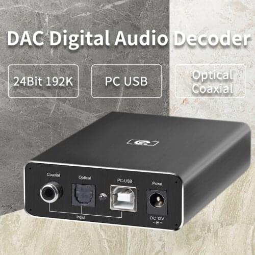AYINO MINI DA550 2.0 MINI HIFI Optical Fiber Coaxial USB DAC Decoder 24BIT/192Khz DAC Headphone Decoder audio amplifiers