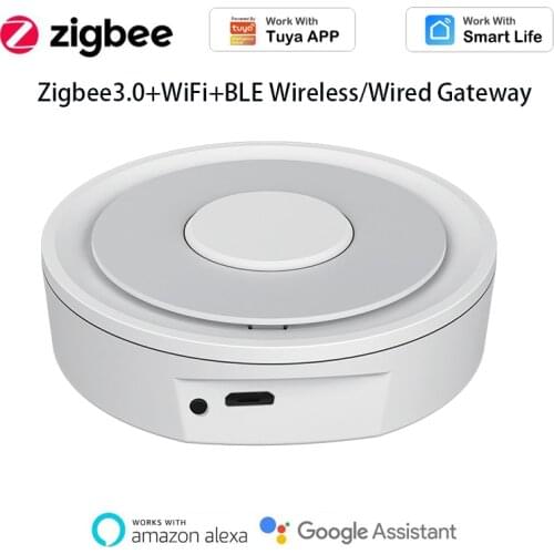 NEO Smart Wireless/Wired Multi-mode Gateway Zigbee3.0+WiFi+BLE Smart Life/Tuya App Remote Control Work With Google Home Alexa