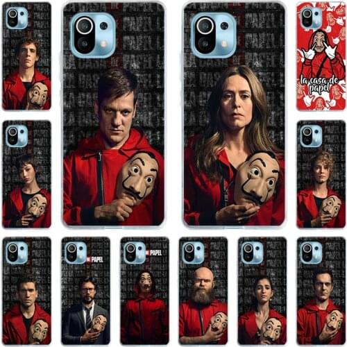 Money Heist House of Paper Phone Case for Xiaomi Mi 10 Ultra 10T 9T POCO-X3 CC9 9 SE A3 Note10 Pro Lite Clear Soft Back cover