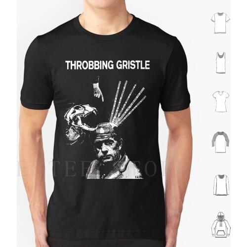 Throbbing Gristle T Shirt Cotton Men Diy Print Throbbing Gristle Industrial Edm Ebm Swans Michael Gira Big Black Steve Albini