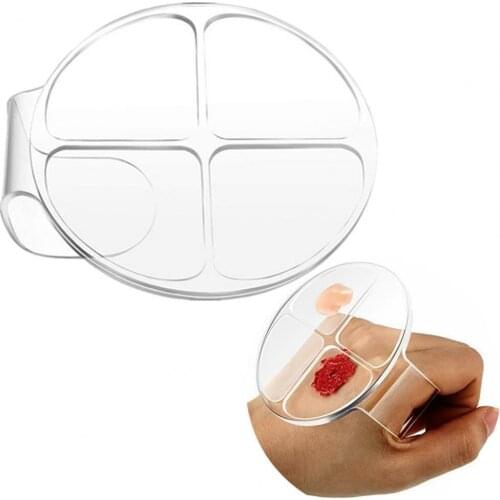 Easy to Use Acrylic Transparent Makeup Hand-Held Palette for Professional Use