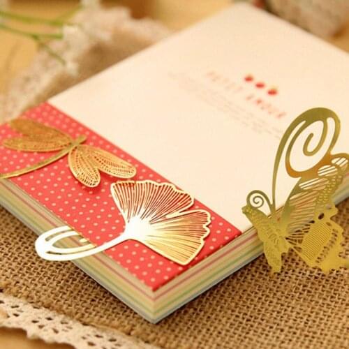 Metal Bookmark Student Stationery Exquisite Mini Bookmark,Chinese Style,Animal/plant Carving,Calendar Business Card Book Clip