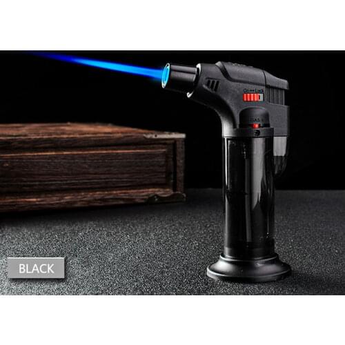 Mini Butane Jet Torch Cigarette Windproof Lighter Plastic Fire Ignition Burner NO GAS
