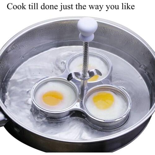 Stainless Steel Microwave Egg Poachers Cooker Multi-Function Boiler Steamer Tool