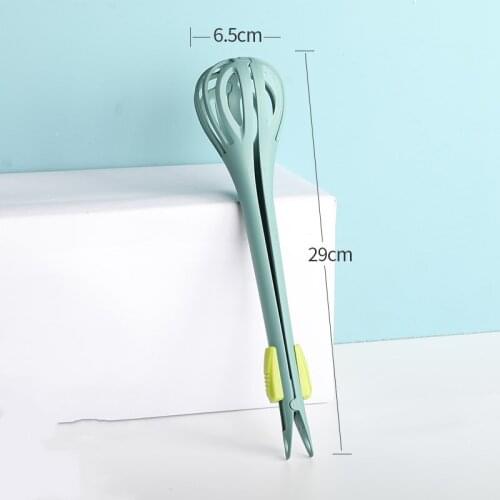Multifunctional Whisk Kitchen Noodle Clip Manual Stirring Stick Egg White Cream Whisk Anti-scald Food Clip