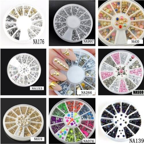 MOONBIFFY Rhinestones For Nails