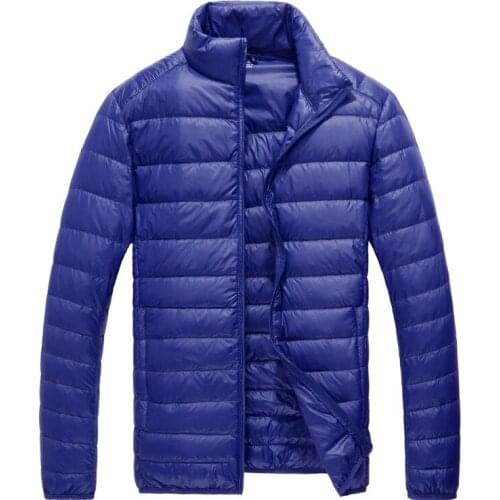 Men Coat Winter Must 2020 New Duck Down Jacket Men Fashion Keep Warm Lightweight Down Jacket Casual Solid Color Casaco