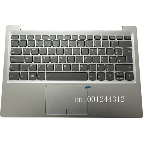 New Original For Lenovo ideapad 320S-13 320S-13IKB 7000-13 UK Palmrest Upper Case Keyboard Bezel Cover Silver 5CB0Q17551