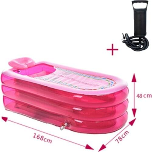 Extra Long Steam Sauna Box Adult Inflatable Bathtub Household Fumigation Folding Steamer Box Thickening