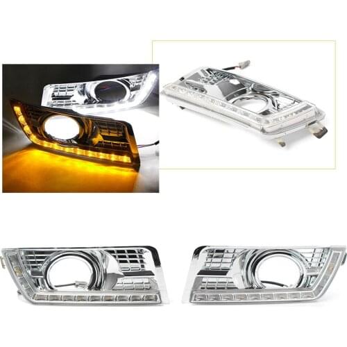 LED Turn Signals Light Daytime Running Driving Lamp For Cadillac SRX II 2010-2016 Pair Car Blinker Indicators High Brightness