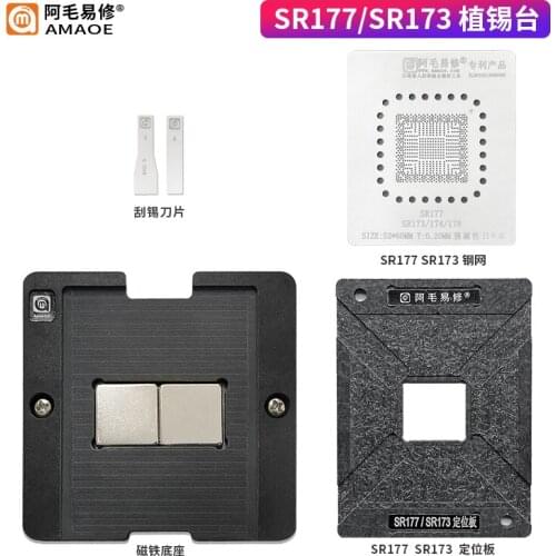 BGA Reball Reballing Stencil Template Platform for South Bridge Chip SR177 SR173/174/178