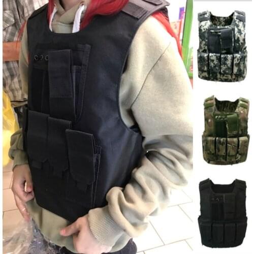 Military Uniform Toy Set for Kids Military Combat Boy Tactical Vest Camouflage Armor Tops US Army Soldier Special Forces Outfits