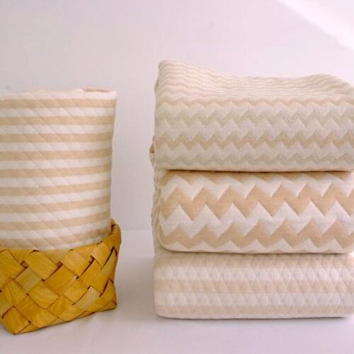 Knitted Type A Cotton Quilted Warm Fabric for DIY Winter baby Clothes and bed 50x 175cm