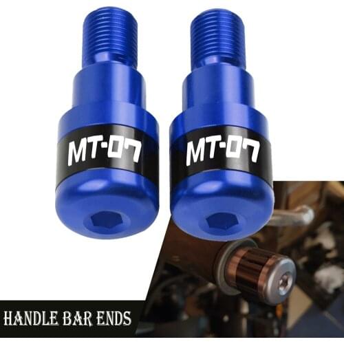 Motorcycles Handlebar Grip Plug Slider Handle Bar Ends For YAMAHA MT07 MT-07 MT 07 FZ07 FZ 07 2014-2021 2015 2016 2017 2018 2019
