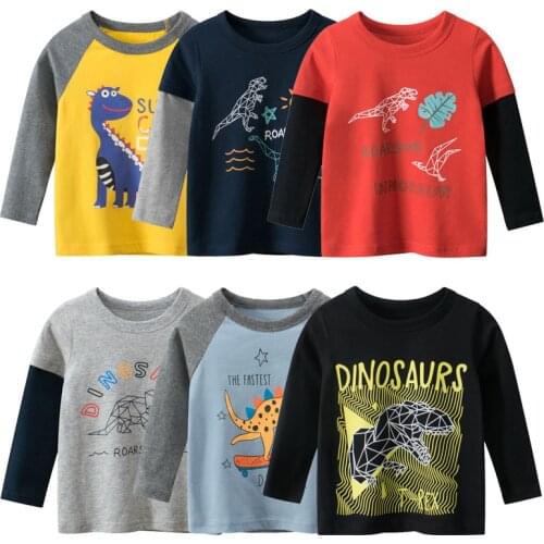 ALEXUS WHITE Long Sleeve T-Shirts For Boys