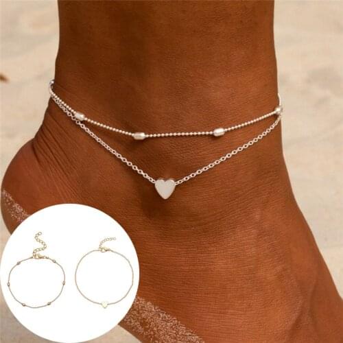 FOOT CHAIN JEWELRY ANKLE BRACELET WOMEN ANKLET BEACH BEADS