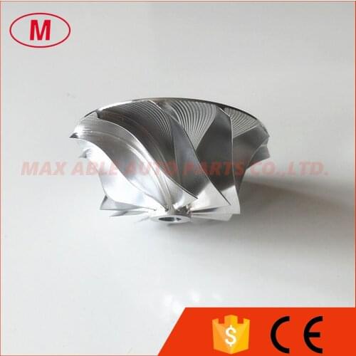 CT26 39.65X57.00mm 11+0 blades High performance Turbo Billet compressor wheel/Aluminum 2618/Milling wheel for CT20 54030