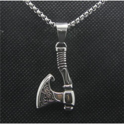Cool Axe Pendant 316L Stainless Steel Fashion Cool Fashion Axe Mens Pendant