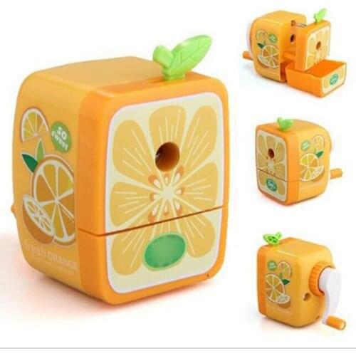 Lovely Fruit Hand Shaking Machine Fruit Pencil Sharpener Student Pencil Sharpener Tool