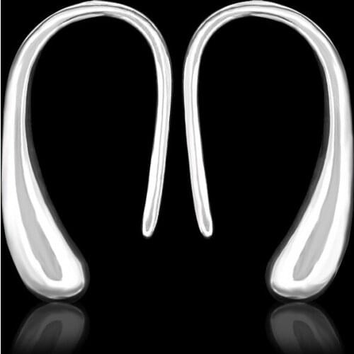 Fashion New Trend Water Drop Ear Hook for Women and Girls Aretes De Mujer